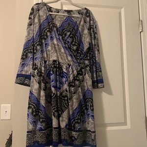 Patterned INC Business Casual Dress
